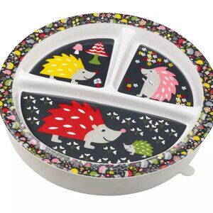 NWT Sugarbooger Divided Suction Plate Hedgehog